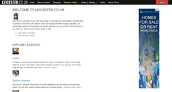 Desktop Screenshot of leicester.co.uk