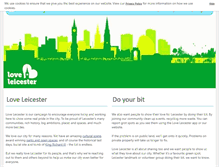 Tablet Screenshot of oneclean.leicester.gov.uk