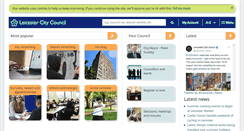 Desktop Screenshot of leicester.gov.uk