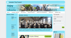 Desktop Screenshot of bookfinder.leicester.gov.uk