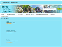 Tablet Screenshot of bookfinder.leicester.gov.uk
